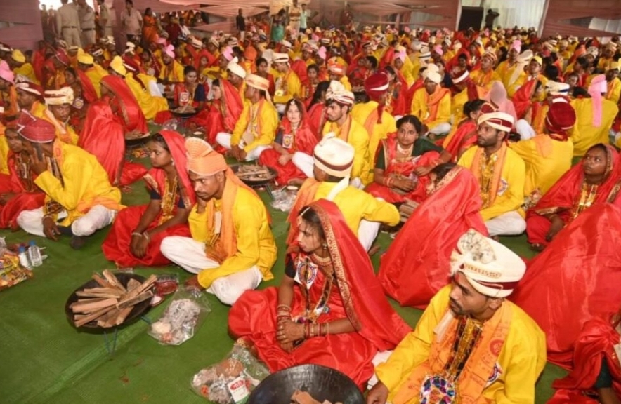 250 दिव्यांग जोड़े परिणय सूत्र में बंधे, सीएम साय ने दिया आशीर्वाद…