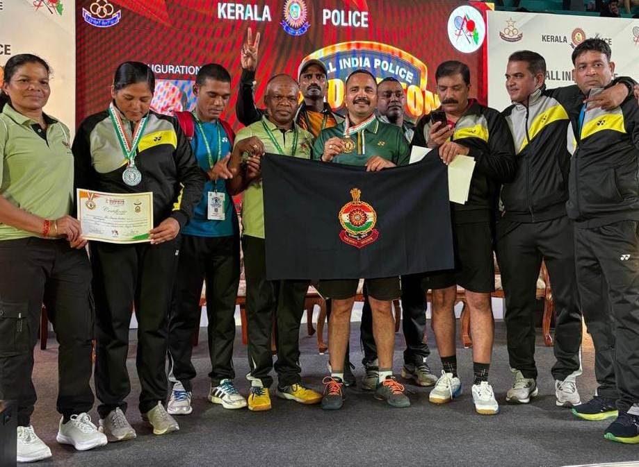 अखिल भारतीय पुलिस बैडमिंटन मिक्सड डबल्स में छत्तीसगढ़ का परचम लहराया, छत्तीसगढ़ ने पहली बार जीता गोल्ड