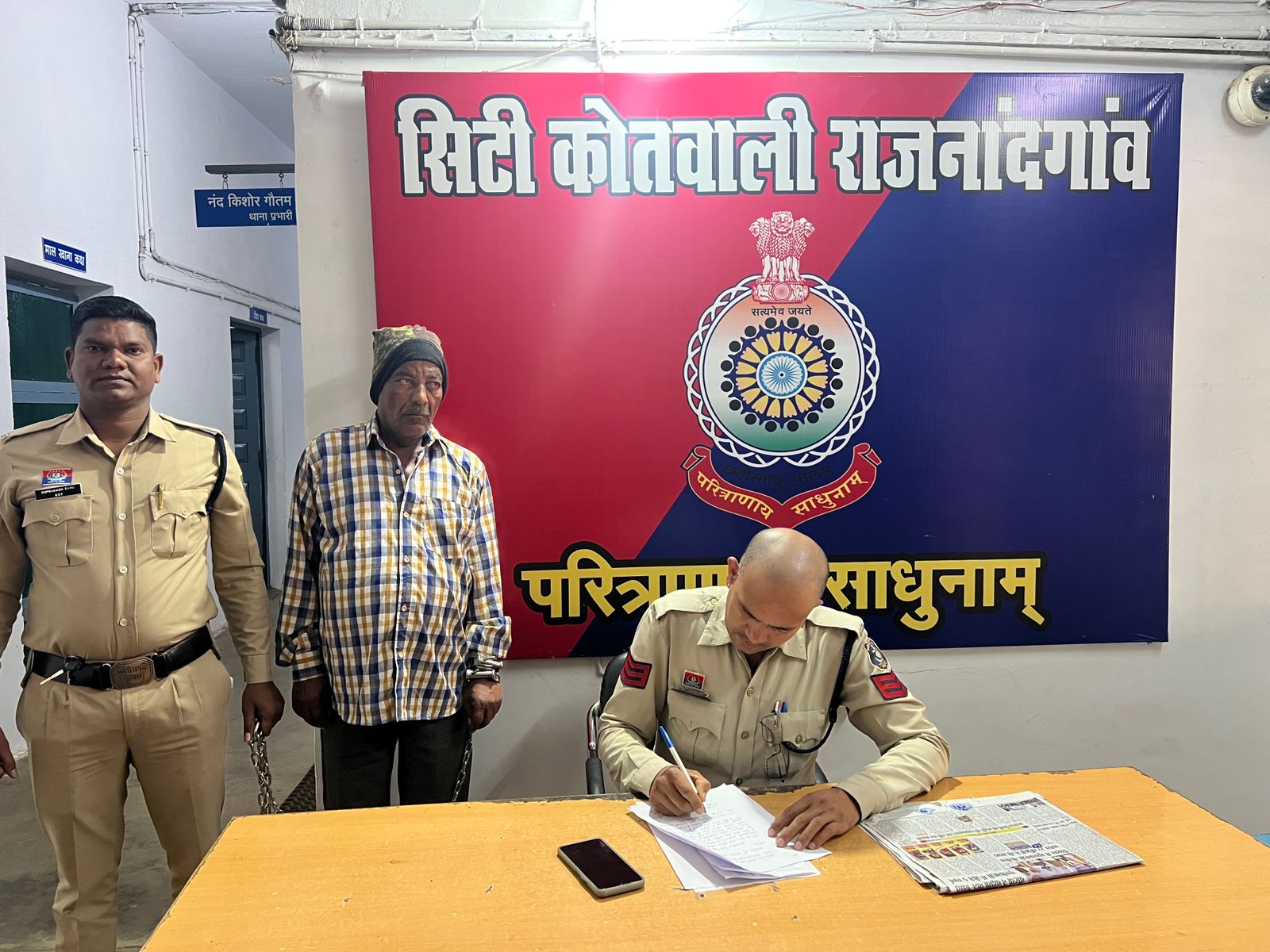 गौवंश के साथ अनैतिक कृत्य करने वाला आरोपी गिरफ्तार, जेल भेजा गया