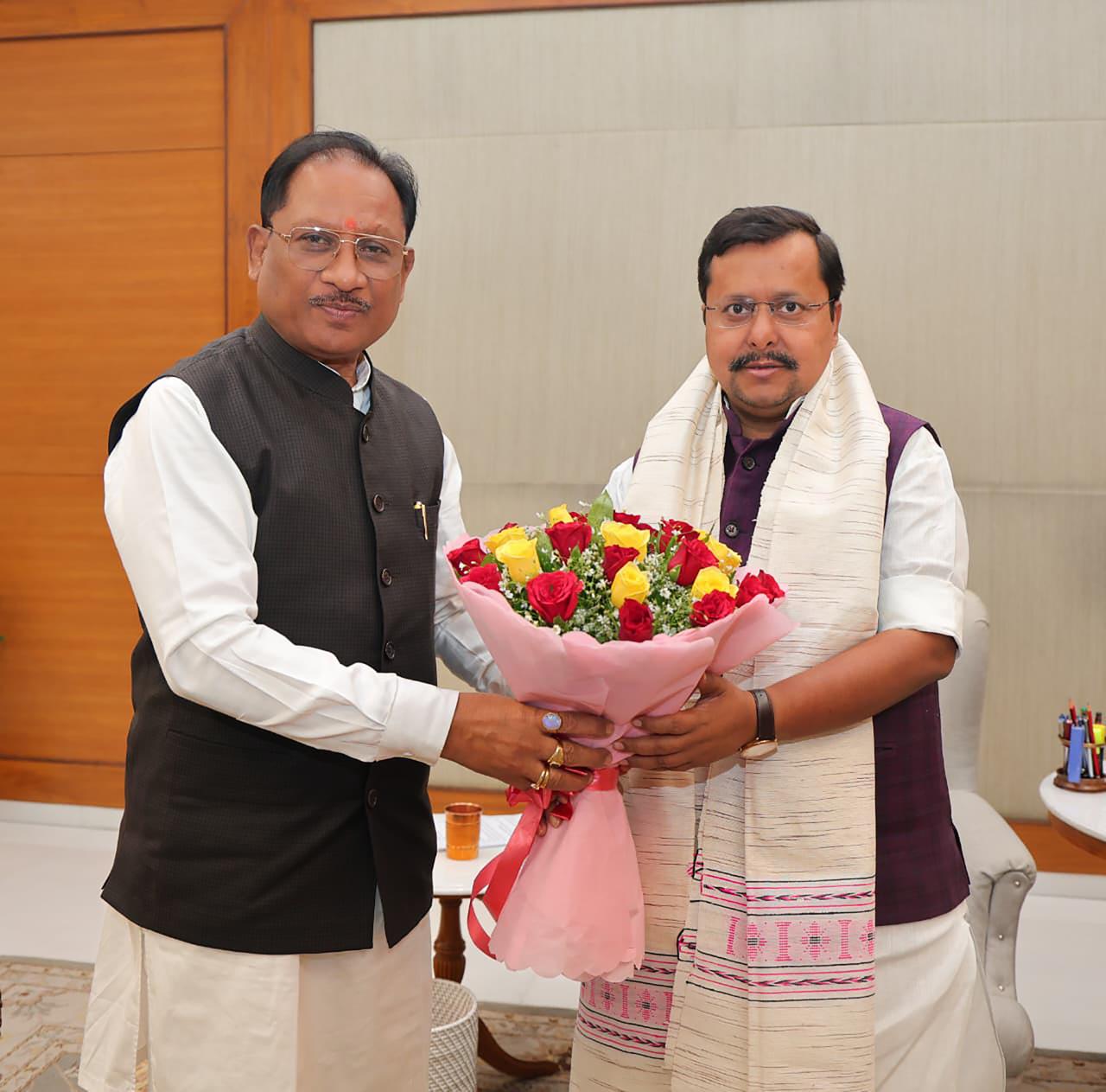 दिल्ली में सीएम विष्णुदेव साय ने भाजपा राष्ट्रीय अध्यक्ष नितिन नवीन से की मुलाकात, स्थापना दिवस की दी शुभकामनाएं