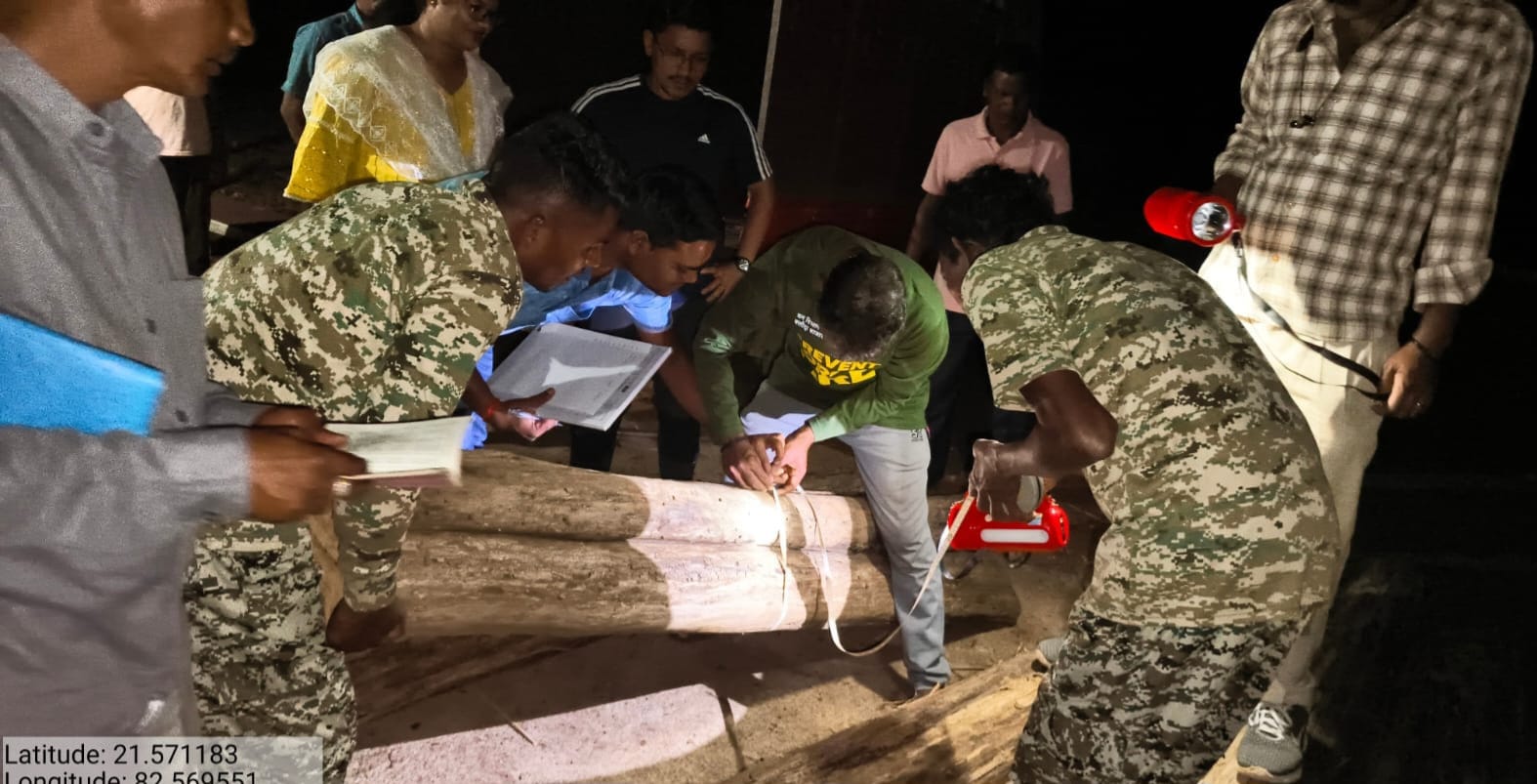 सागौन की तस्करी करते 5 आरोपी गिरफ्तार, महिंद्रा वाहन में ले जा रहे थे लाखों की लकड़ी