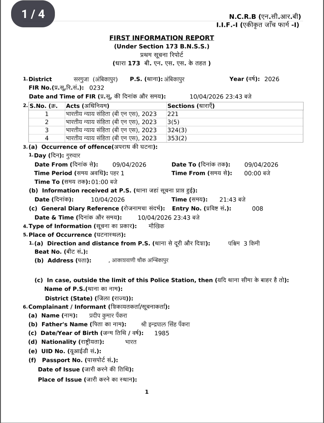 प्रतिमा अनावरण विवाद, आजाद की प्रतिमा पर सियासत, युवा कांग्रेस जिलाध्यक्ष पर केस